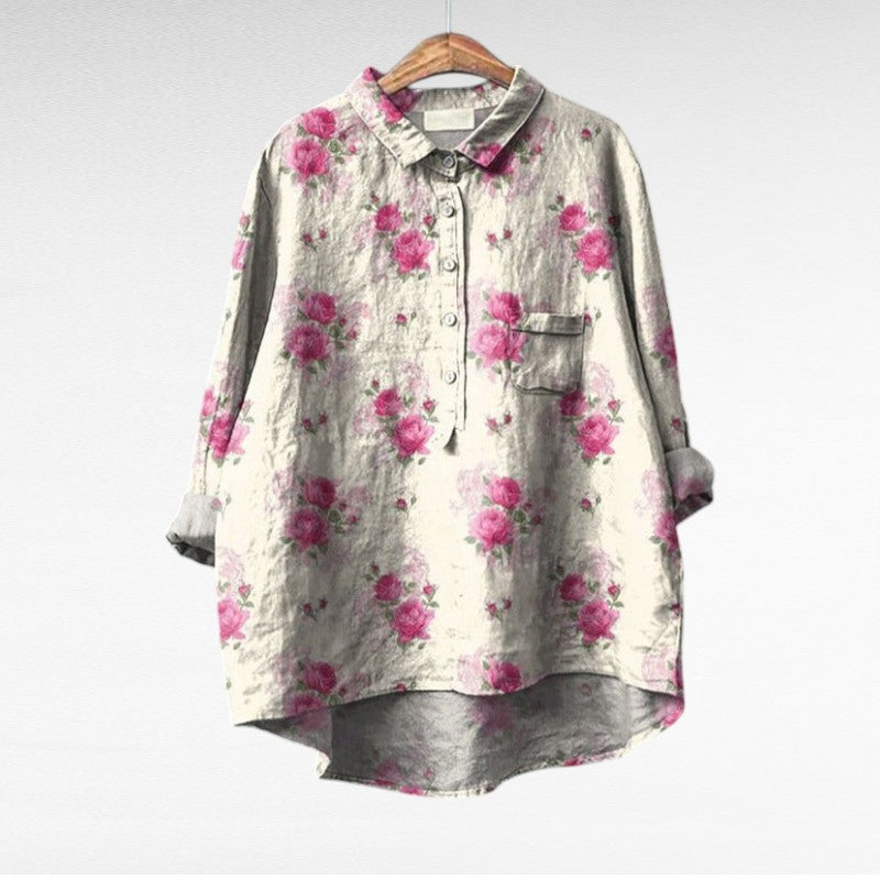 La Vie d'Amsterdam | Klassieke Bloemenblouses