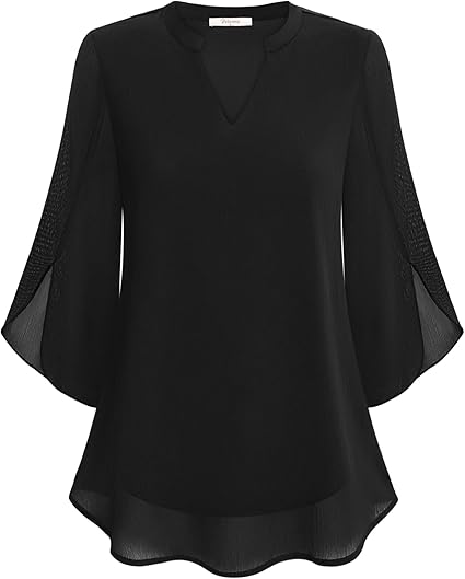 La Vie d'Amsterdam - Petra – Chiffon A-lijn blouse