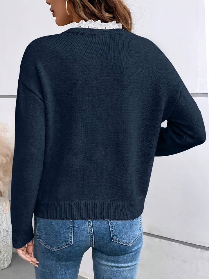 La Vie d'Amsterdam | Amalia | Top met kanten detail
