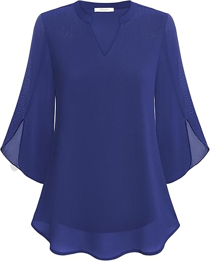 La Vie d'Amsterdam - Petra – Chiffon A-lijn blouse