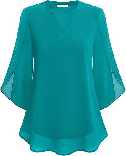La Vie d'Amsterdam - Petra – Chiffon A-lijn blouse