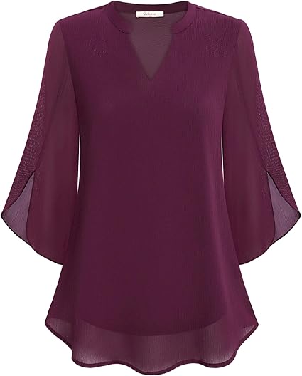 La Vie d'Amsterdam - Petra – Chiffon A-lijn blouse