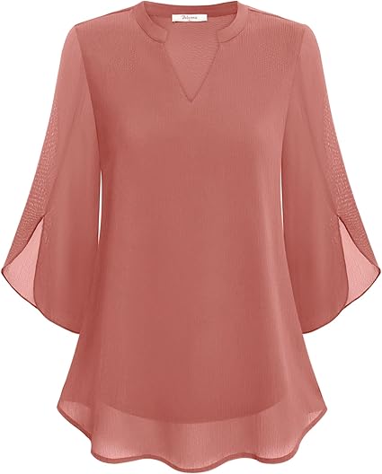 La Vie d'Amsterdam - Petra – Chiffon A-lijn blouse