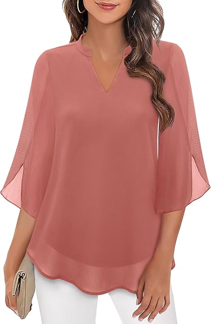 La Vie d'Amsterdam - Petra – Chiffon A-lijn blouse