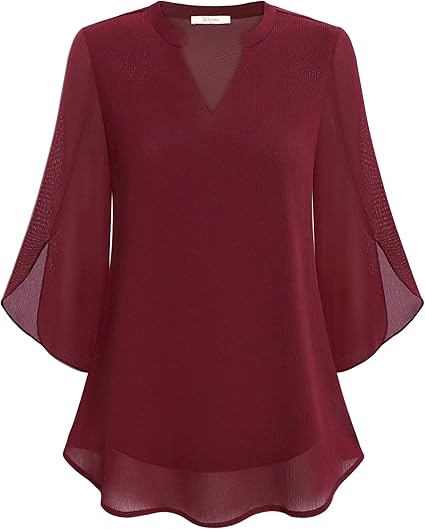 La Vie d'Amsterdam - Petra – Chiffon A-lijn blouse