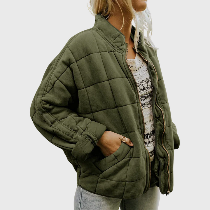 La Vie d'Amsterdam | Josiane | Gewatteerde jas met elegante oversized look