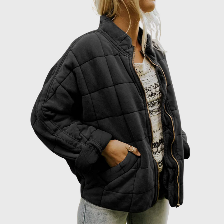 La Vie d'Amsterdam | Josiane | Gewatteerde jas met elegante oversized look