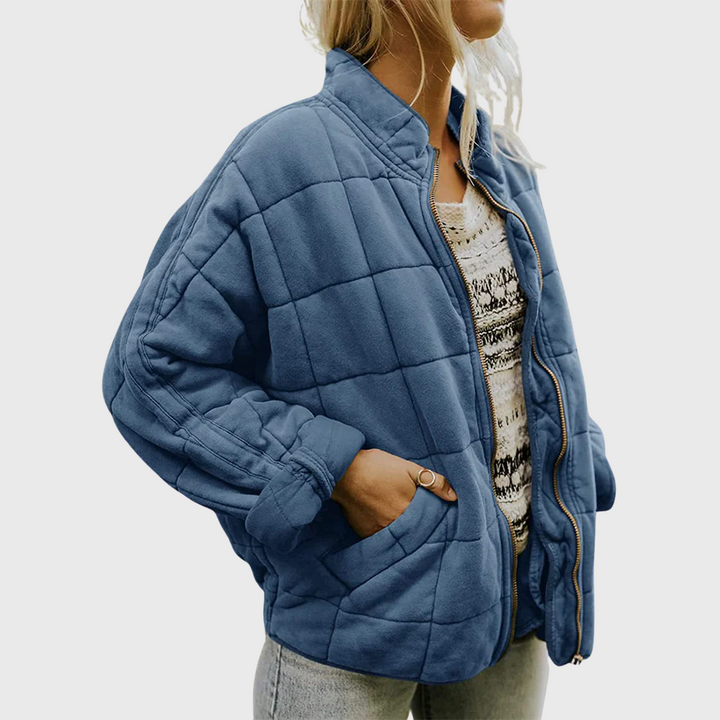 La Vie d'Amsterdam | Josiane | Gewatteerde jas met elegante oversized look