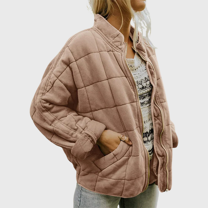 La Vie d'Amsterdam | Josiane | Gewatteerde jas met elegante oversized look