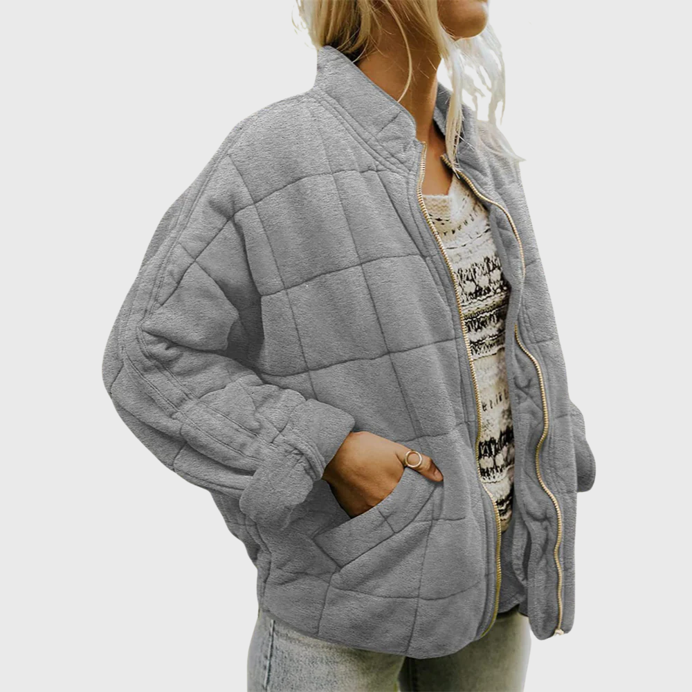 La Vie d'Amsterdam | Josiane | Gewatteerde jas met elegante oversized look