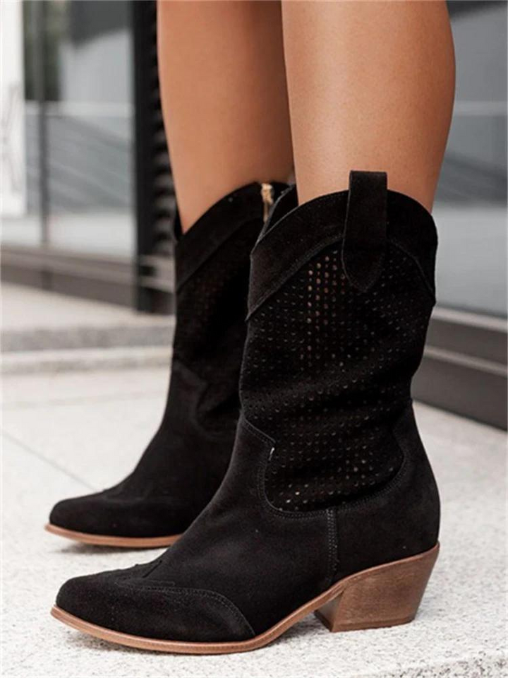 La Vie d'Amsterdam | Josiane – Stijlvolle Trendy Cowboylaarzen
