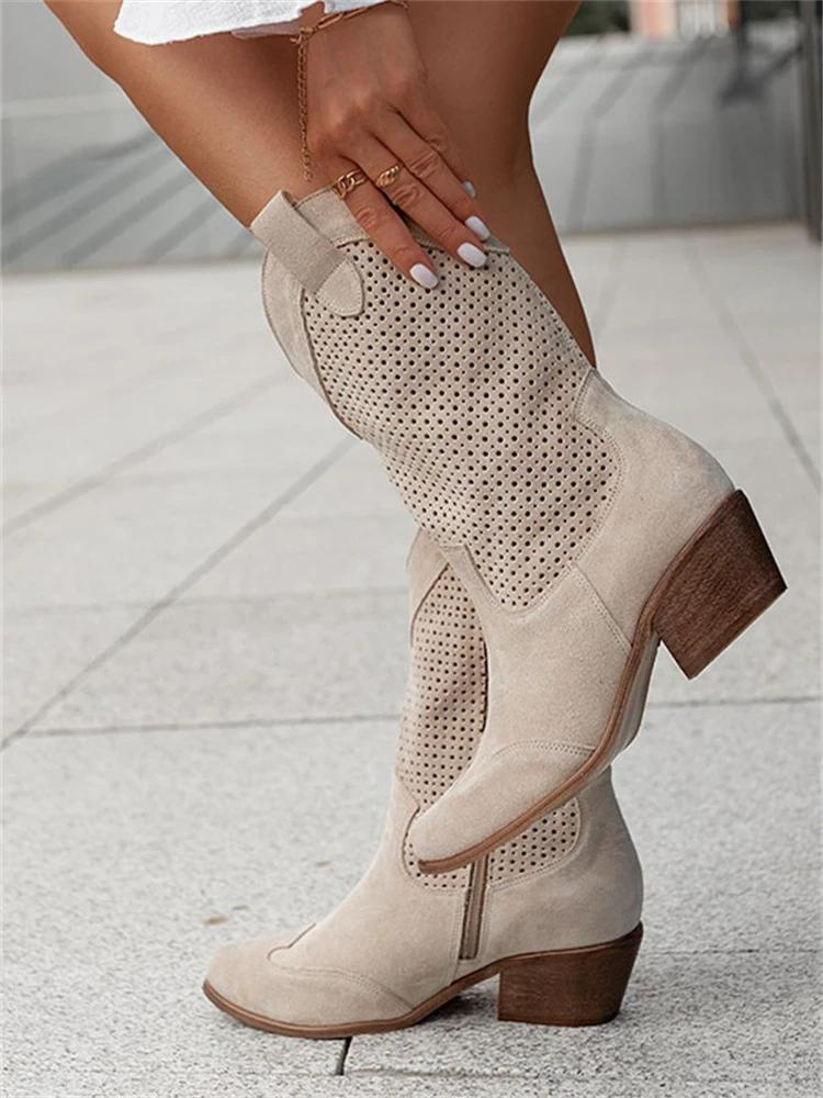 La Vie d'Amsterdam | Josiane – Stijlvolle Trendy Cowboylaarzen