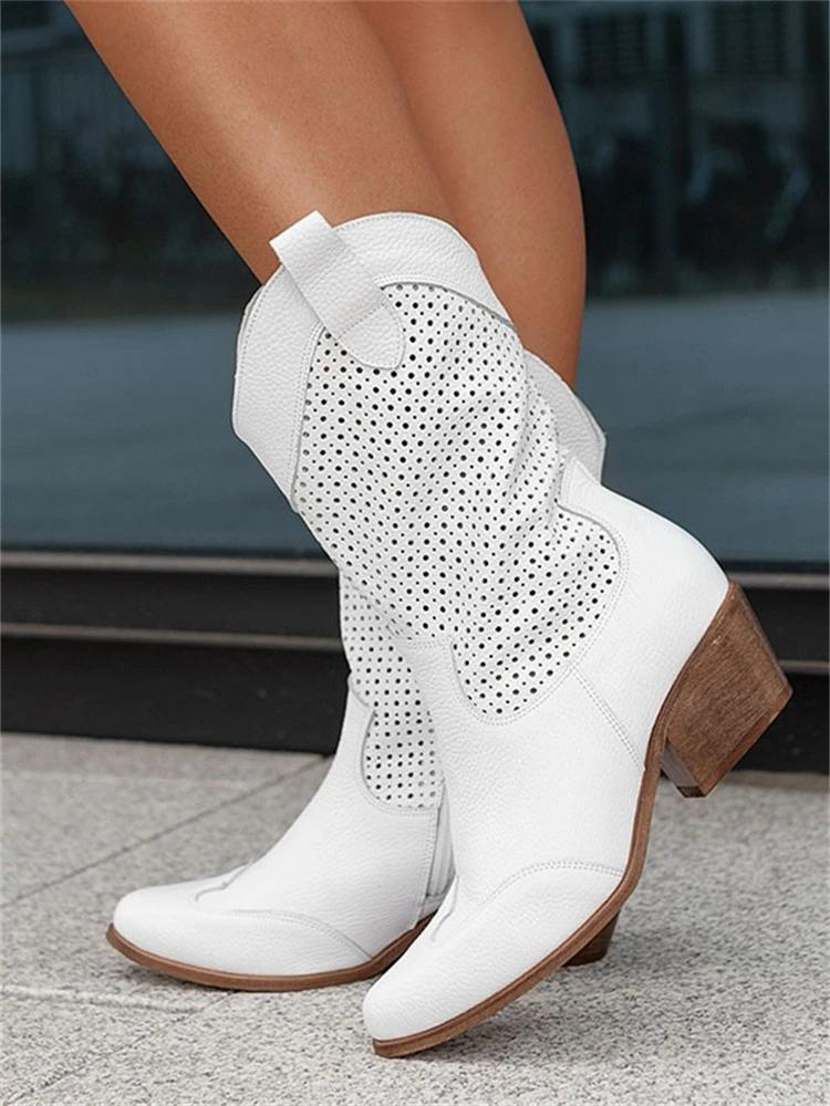 La Vie d'Amsterdam | Josiane – Stijlvolle Trendy Cowboylaarzen