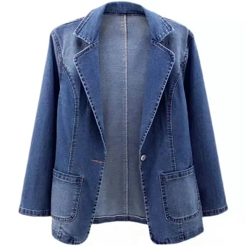 La Vie d'Amsterdam | Livia | Denim jas met elegante eenvoud