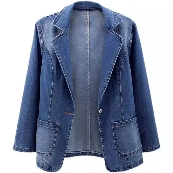La Vie d'Amsterdam | Livia | Denim jas met elegante eenvoud