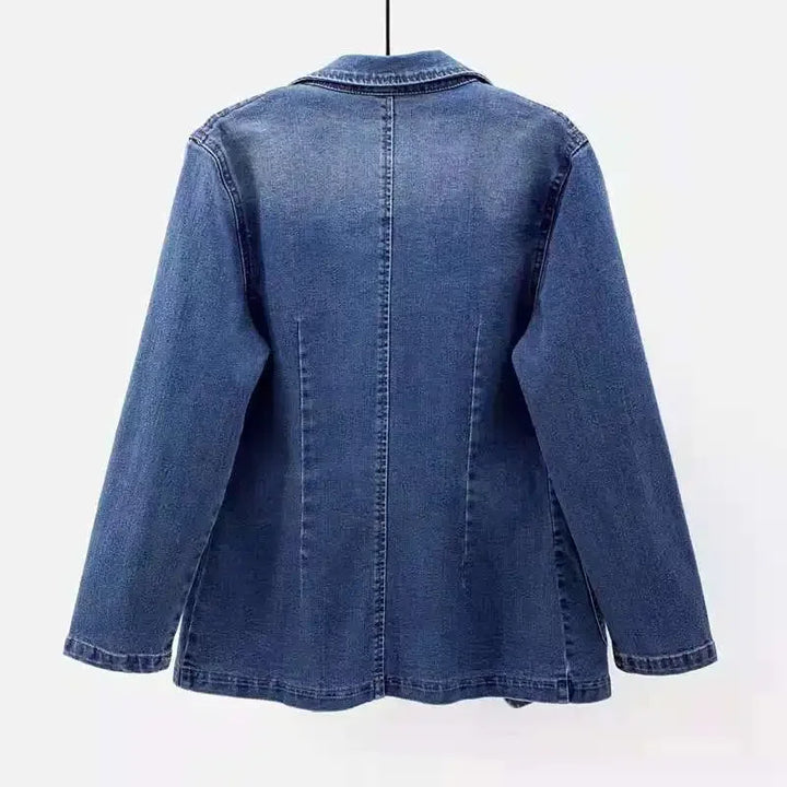 La Vie d'Amsterdam | Livia | Denim jas met elegante eenvoud
