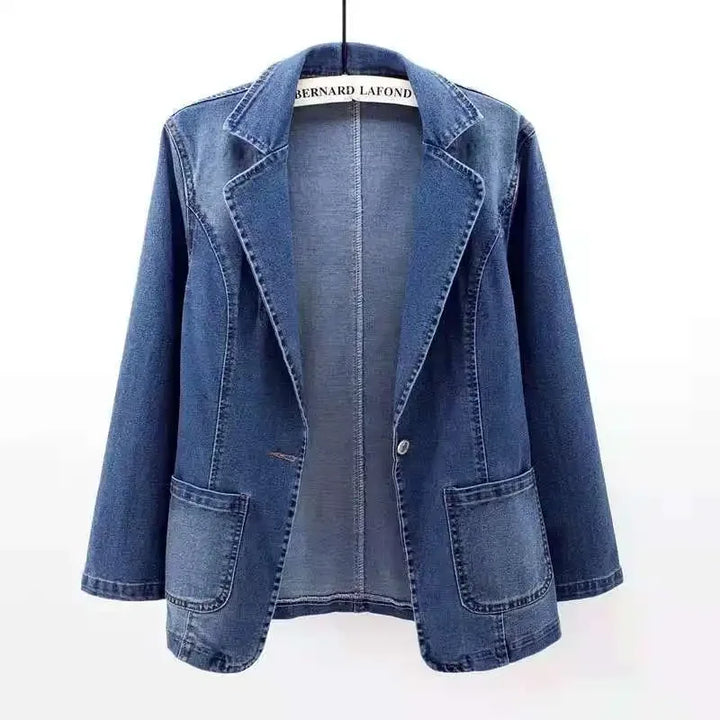 La Vie d'Amsterdam | Livia | Denim jas met elegante eenvoud