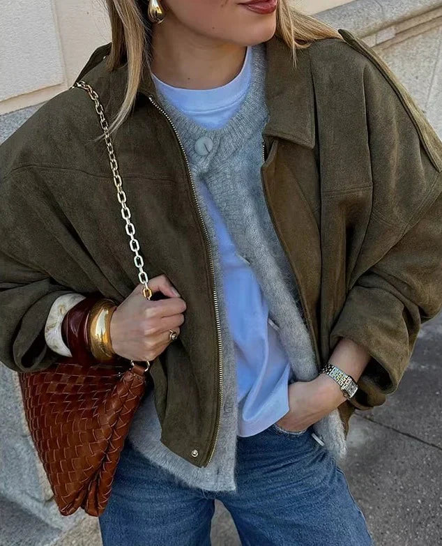 La Vie d'Amsterdam | Fabiane | Oversized  Leren Jas