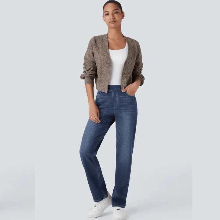 La Vie d'Amsterdam - ComfortFit -Comfortabele broek met hoge taille