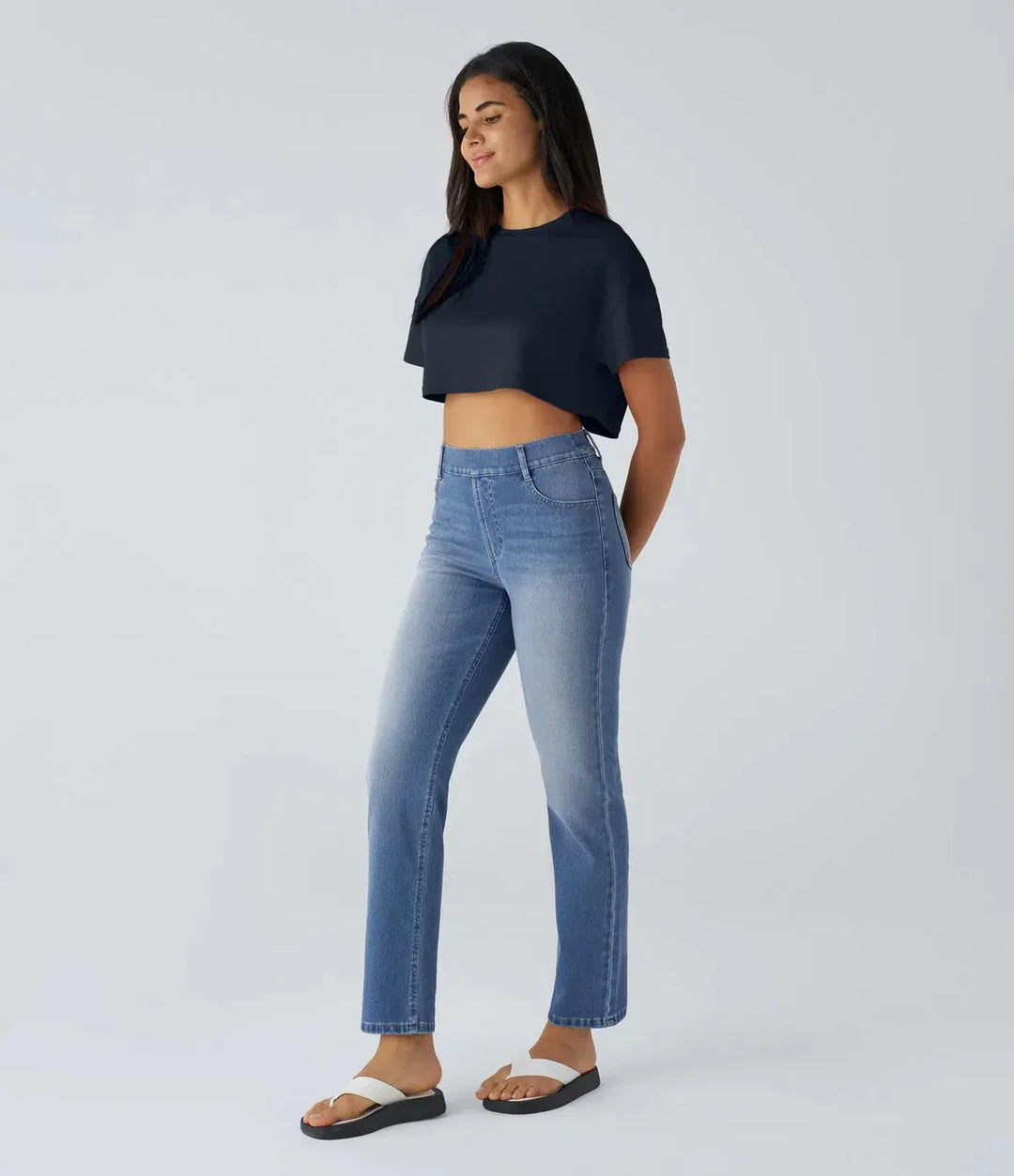 La Vie d'Amsterdam - ComfortFit -Comfortabele broek met hoge taille