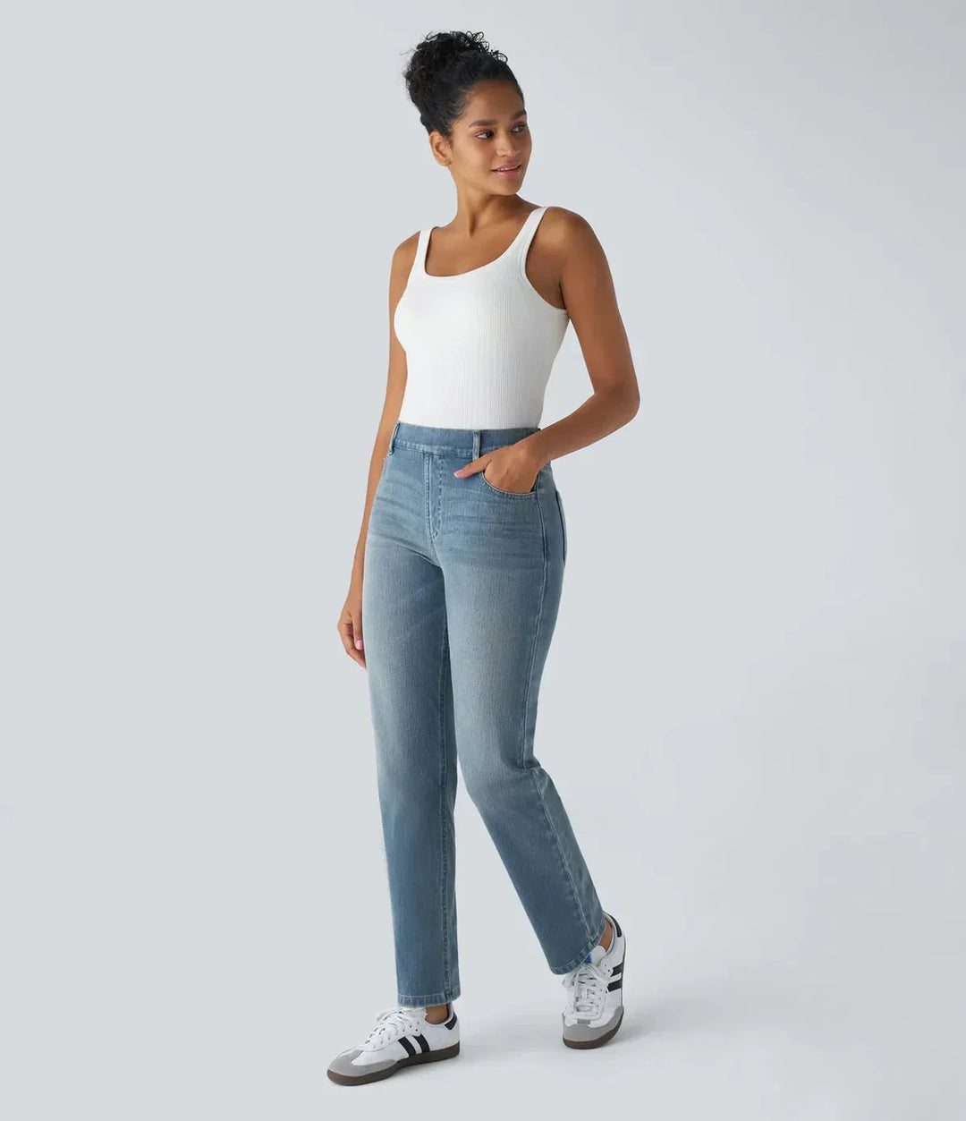 La Vie d'Amsterdam - ComfortFit -Comfortabele broek met hoge taille