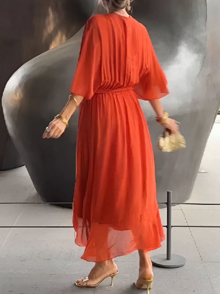 La Vie d'Amsterdam - Monica™ Jurk met V-hals