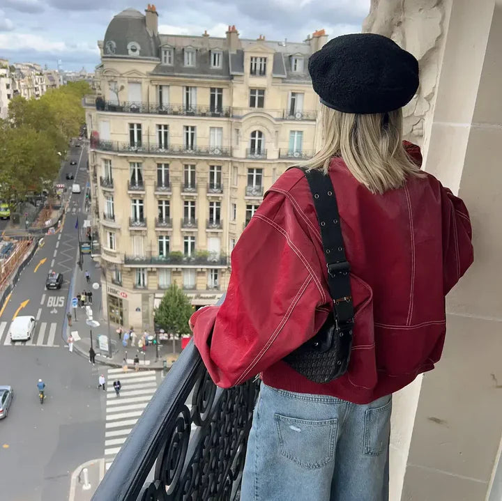 La Vie d'Amsterdam | Ava™ | Oversized Leren Jack